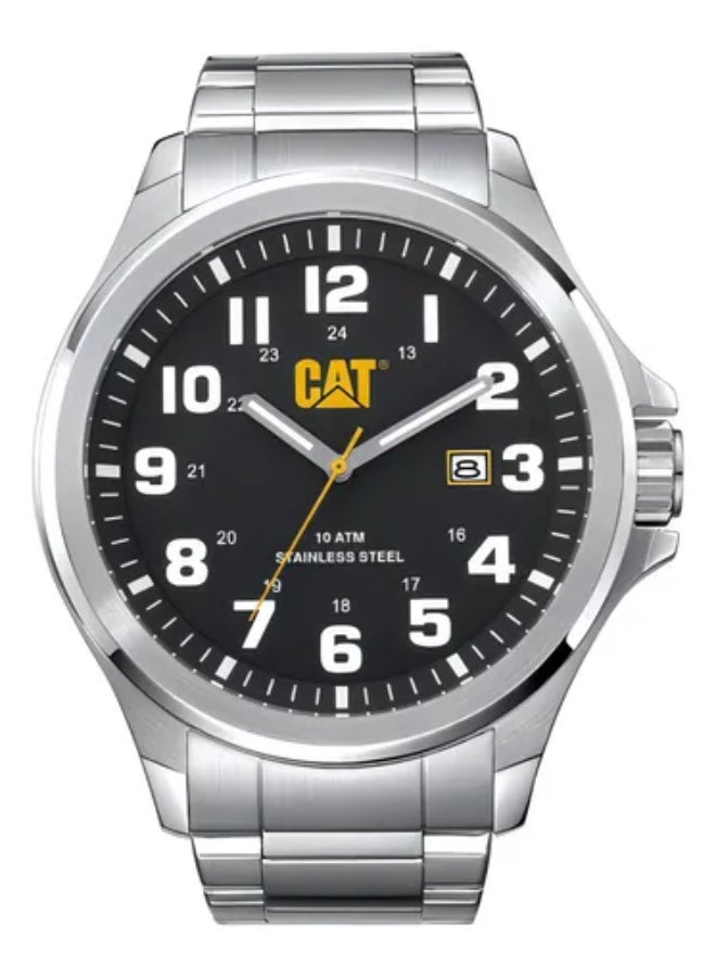CATERPILLAR ساعة كاتربيلر للرجال Pu.141.11.117 أوبيراتور 2025 فضي أسود - Image 1